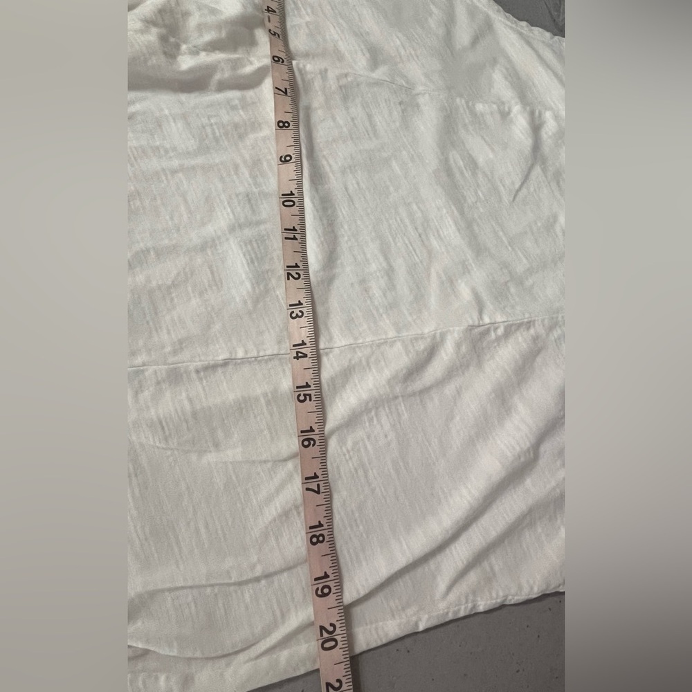 Fresh Produce Dress XL Women’s White A Line Pucker Cotton Fabric Summer Coastal - Picture 10 of 10